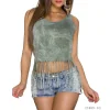 Petit Top Fashion Franges