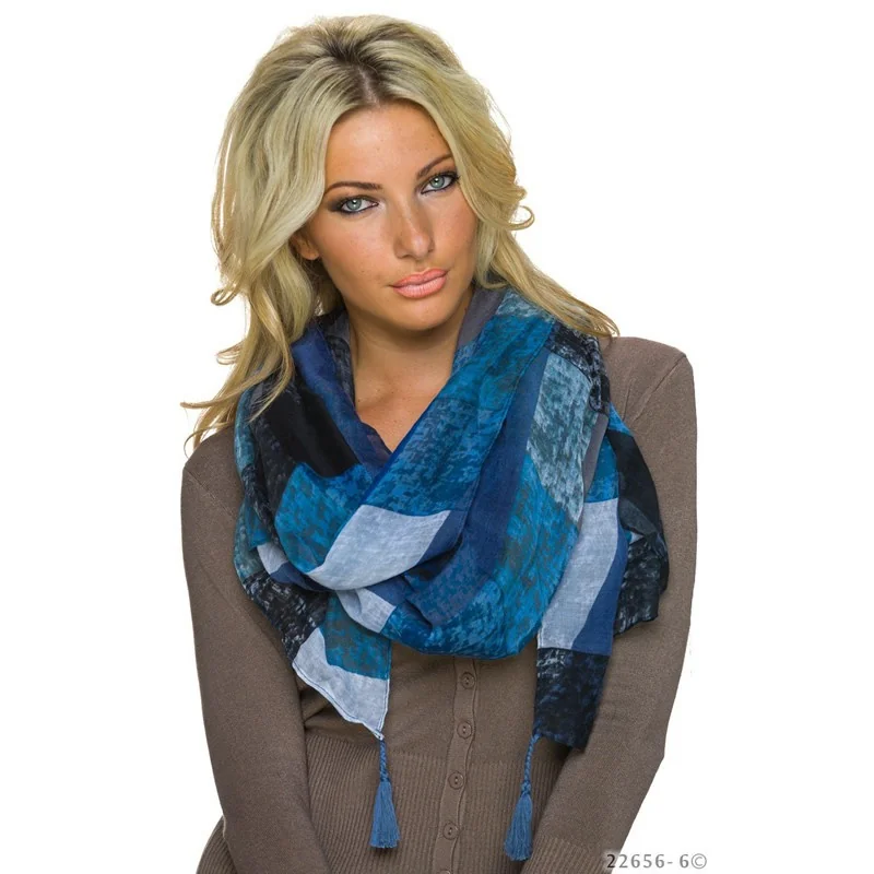 Châle Fashion Bleu