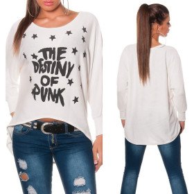 Pullover Fashion Oversize Asymétrique