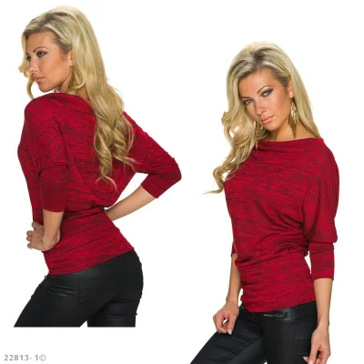 Pull Léger Style Chauve Souris