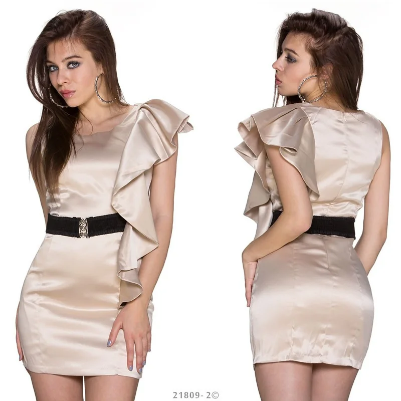Robe de soirée satinée