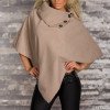 Poncho Beige
