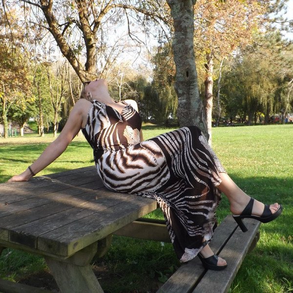 Robe Longue Imprimée