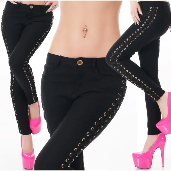 Pantalon Fashion Sexy Lacets