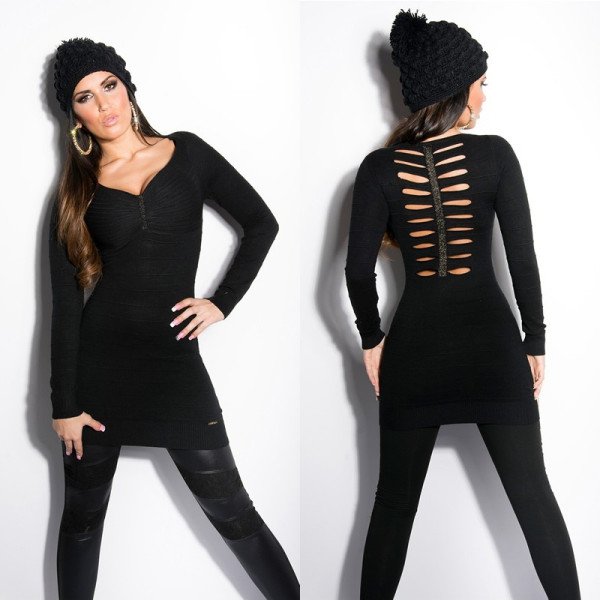 Robe noire sexy et tendance