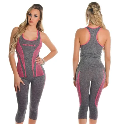 Ensemble Sport Pantacourt Haut Fashion