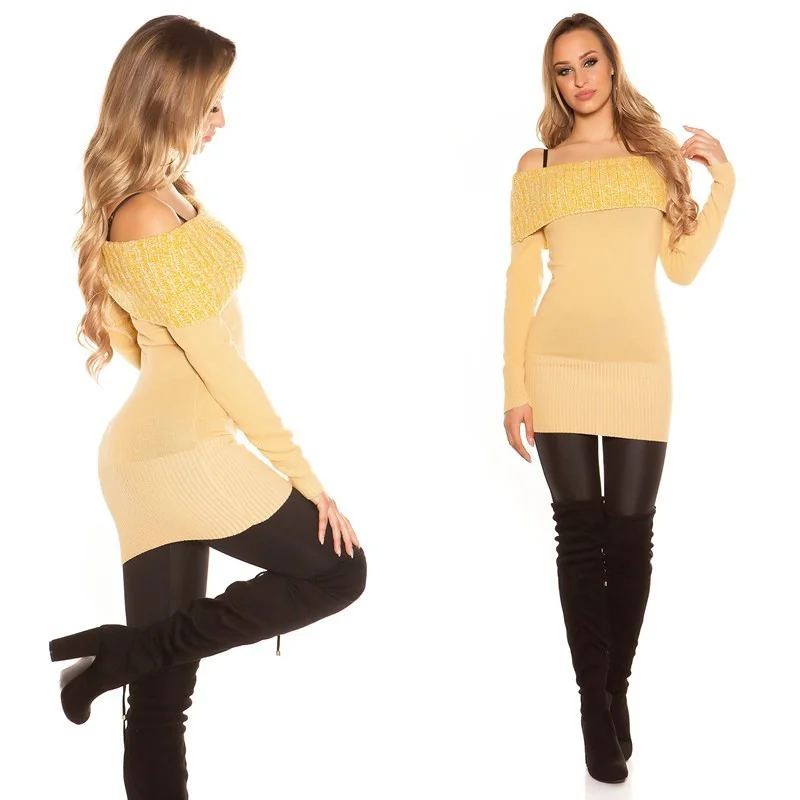 Long Pull Fashion Moutarde
