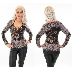 Gilet Cardigan Tendance Tigre
