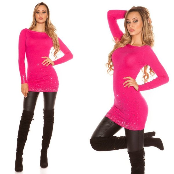 Long Pull Sexy Strass