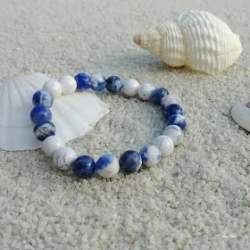 Bracelet Sodalite Howlite
