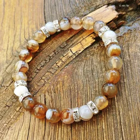 Bracelet Agate Café