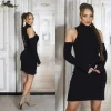 Robe Pull Sexy Koucla Noire Manches Amovibles