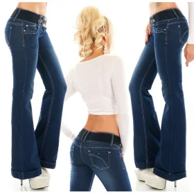 Jeans Sexy Bootcut Taille Basse Fashion