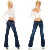 Jeans Sexy Bootcut Taille Basse Fashion