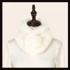 Écharpe Tour de cou Pompon Blanc