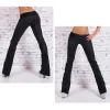 Jeans Sexy Bootcut Noir Tendance
