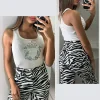 Débardeur Blanc Chic Coton Moulant Strass