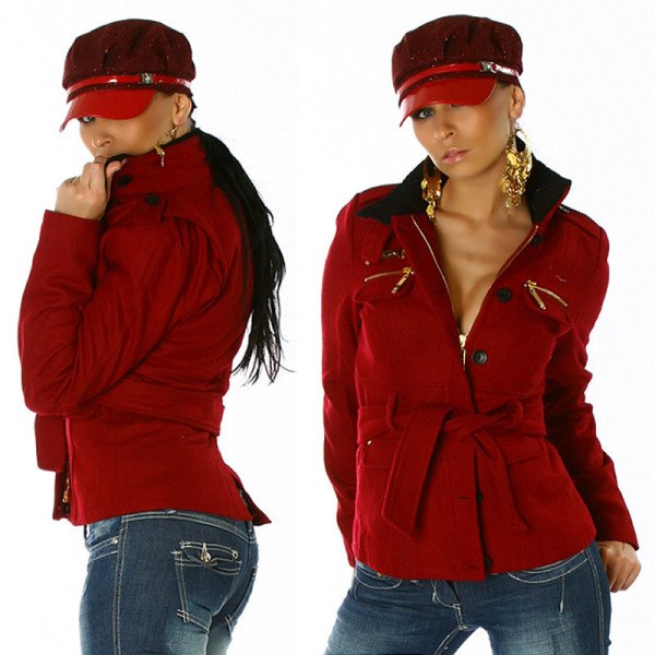 Superbe Veste Chic Bordeaux Royal Collection