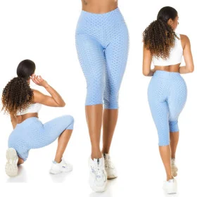 Legging sculptant 7/8 nid d’abeille effet push-up confort absolu
