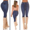 Jean Skinny Sculptant Taille Haute Poche Cœur
