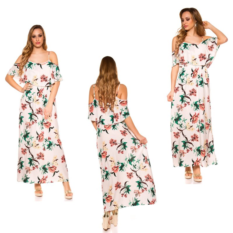 Robe Longue Imprimé Fleurs
