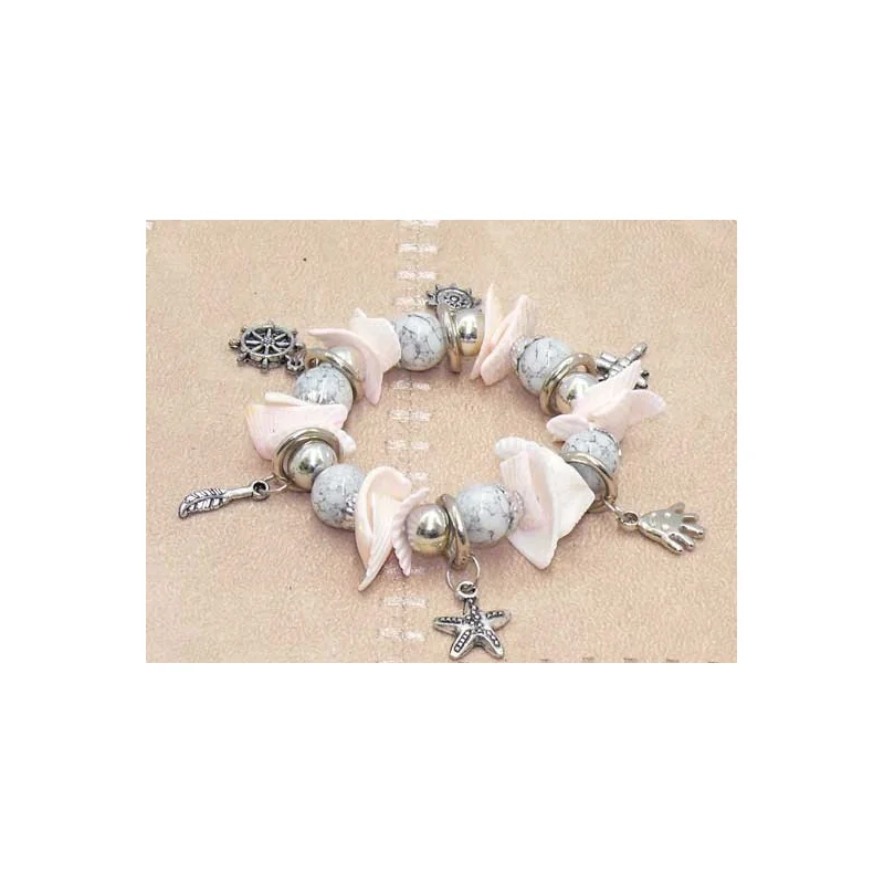 Bracelet Fantaisie Perles Coquillages