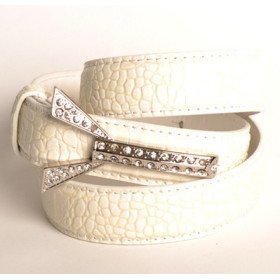Ceinture Blanche Strass