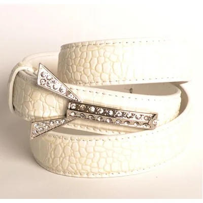 Ceinture Blanche Strass