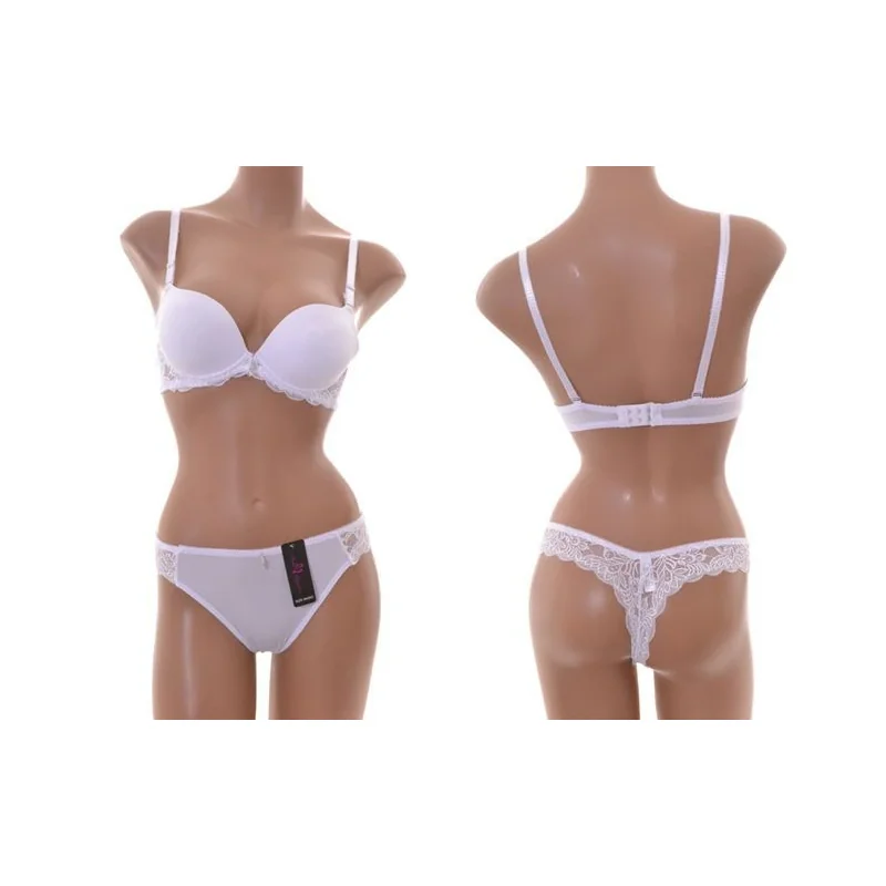 Soutien Gorge Fleur Papillon Blanc