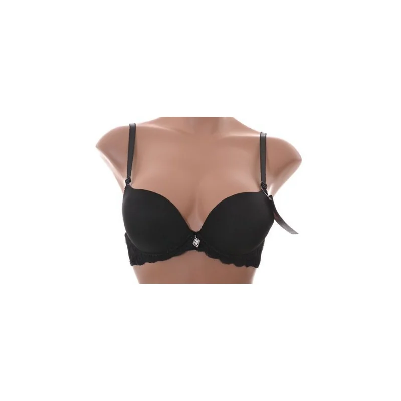 Soutien Gorge Fleur Papillon Noir
