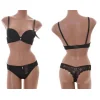 Soutien Gorge Fleur Papillon Noir