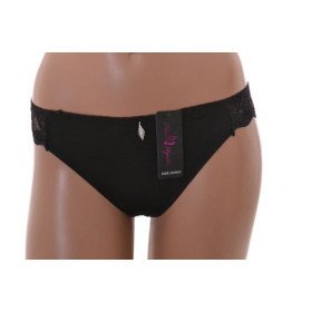 String Fleur Papillon Noir