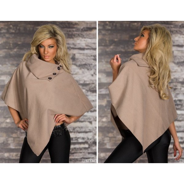 Poncho Beige
