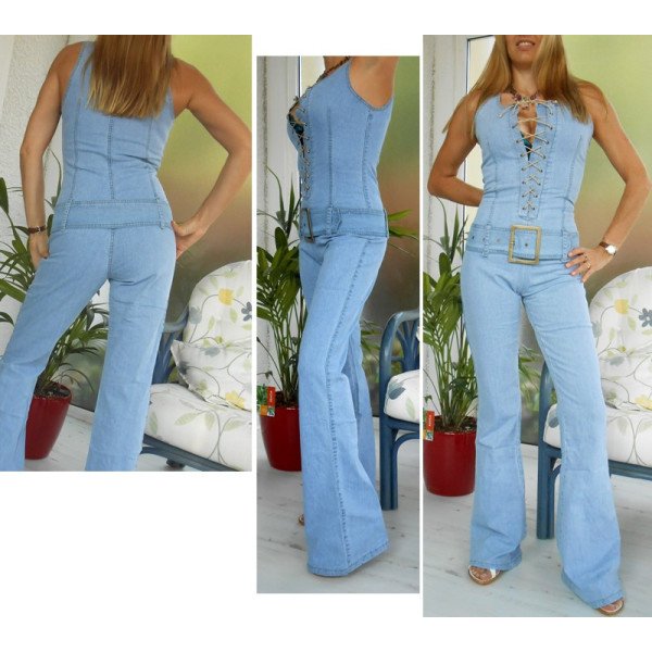 Combinaison Jeans Sexy