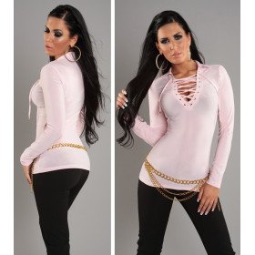 Top Sexy et Fashion Rose