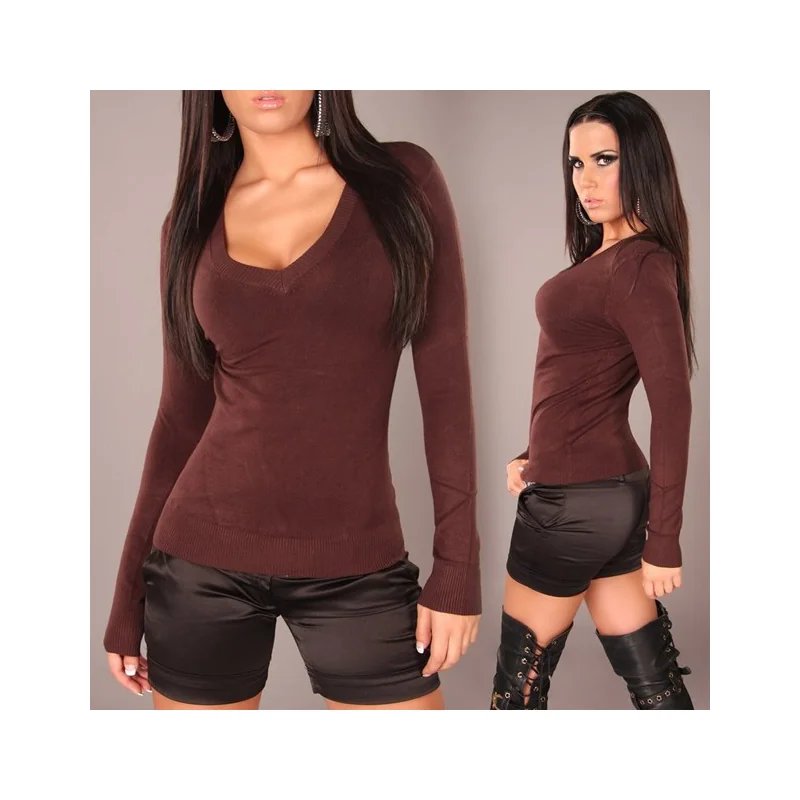 Pull Petillance Marron