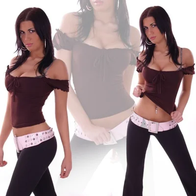 Top Latina Marron